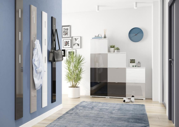 Garderobenpaneel DETROIT mit 3 Haken