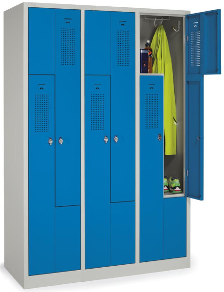 Z-Garderoben-Stahlspind mit Lüftungslöchern
