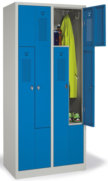 Z-Garderoben-Stahlspind mit Lüftungslöchern